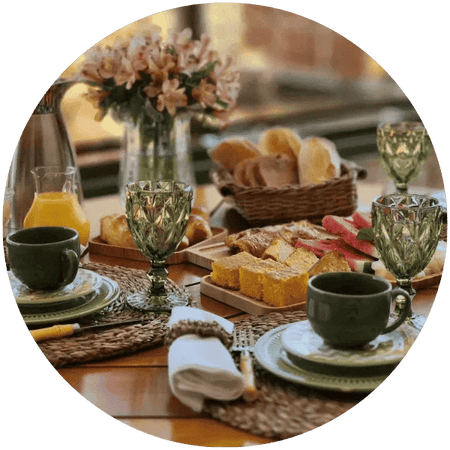Mesa, Café e Chá